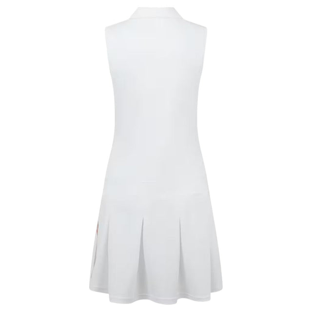 FootJoy EU Pleated White/Peach Women's Dress - One Golf