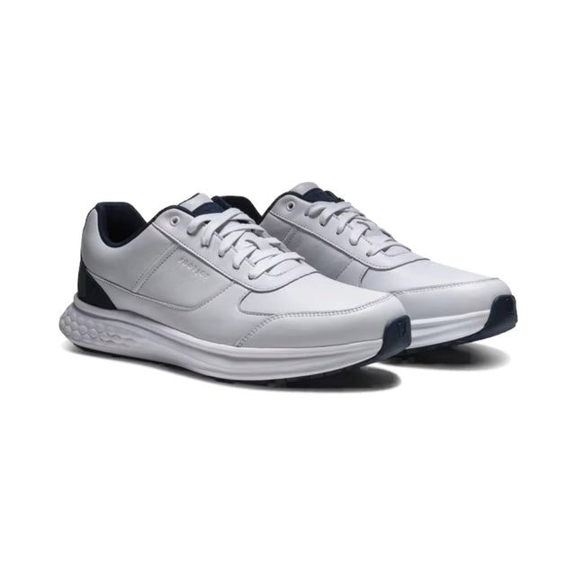 FootJoy Hampton White/White/Navy Shoes - One Golf