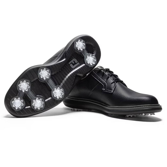 FootJoy Traditions Blucher Black Golf Shoe - One Golf