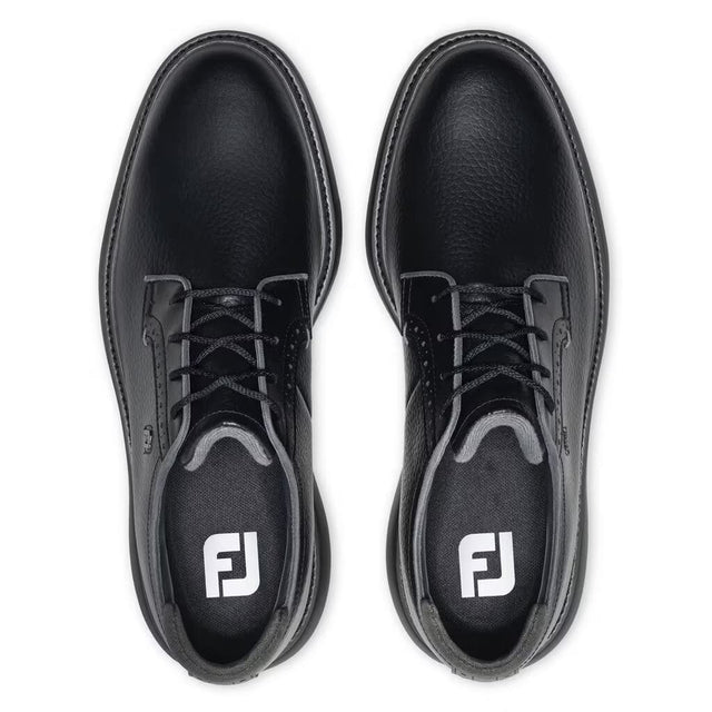 FootJoy Traditions Blucher Black Golf Shoe - One Golf