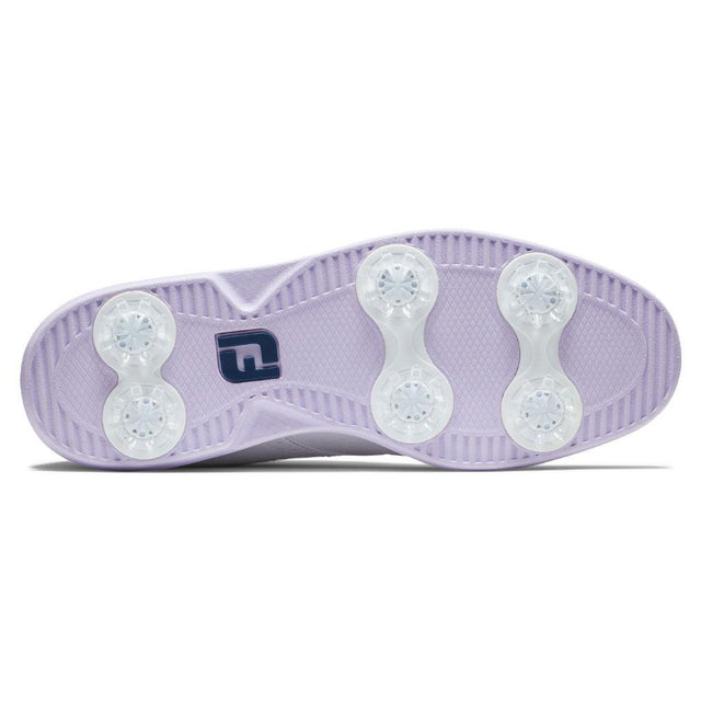 FootJoy Traditions White/Navy/Purple Shoes - One Golf