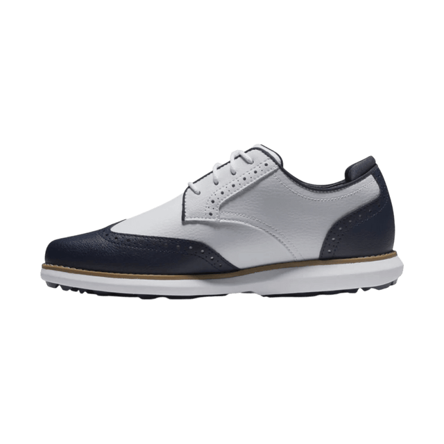 FootJoy Traditions White/Navy/White Ladies Golf Shoe - One Golf