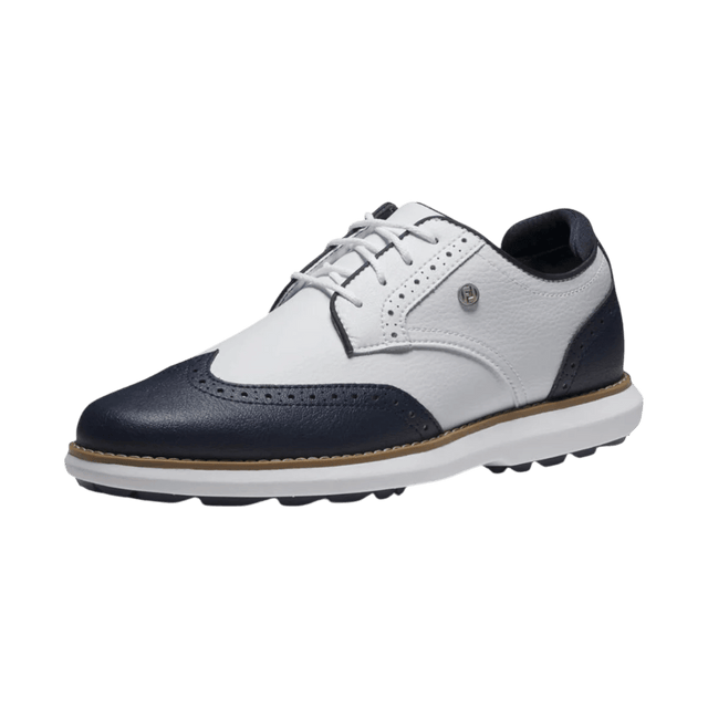FootJoy Traditions White/Navy/White Ladies Golf Shoe - One Golf