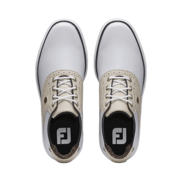 FootJoy Traditions White/Tan/Black Shoe - One Golf