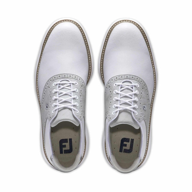 FootJoy Traditions White/Grey Golf Shoe