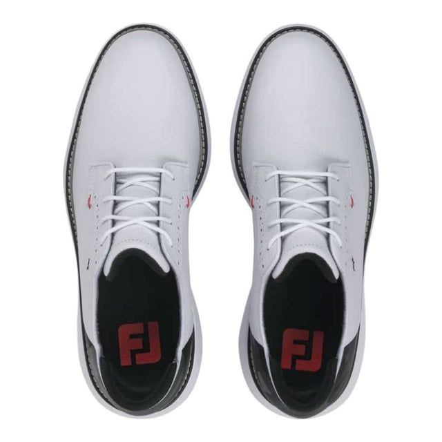 FootJoy Traditions Bultcher White/Black/Red Golf Shoe