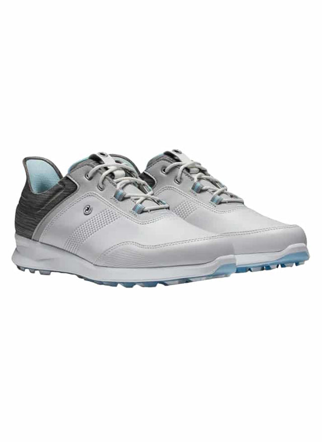 FootJoy Ladies Stratos White/Grey Golf Shoes