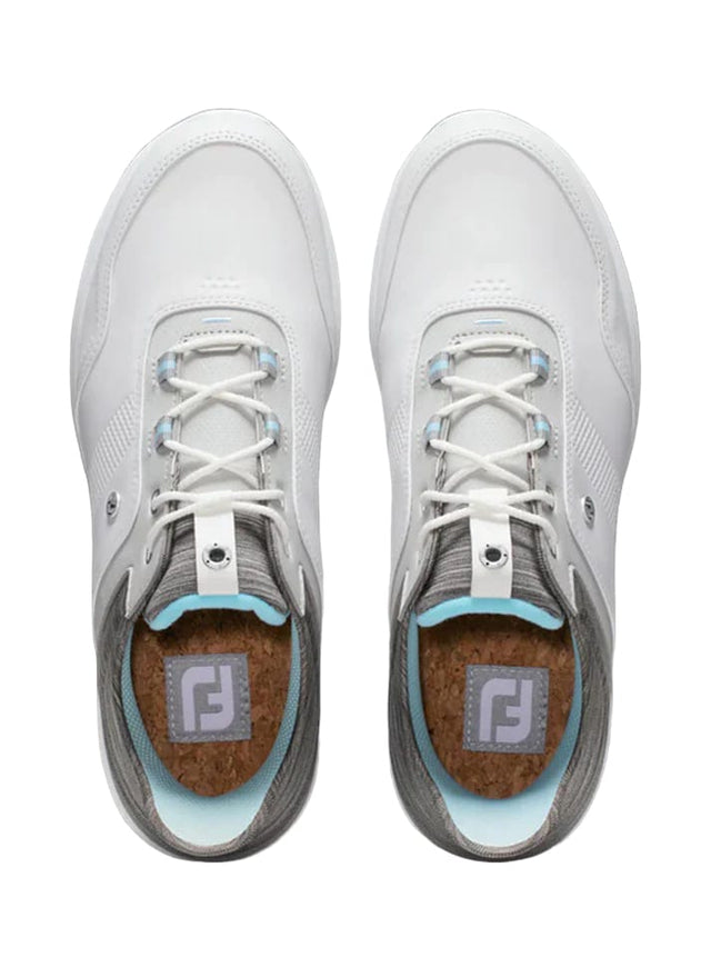 FootJoy Ladies Stratos White/Grey Golf Shoes