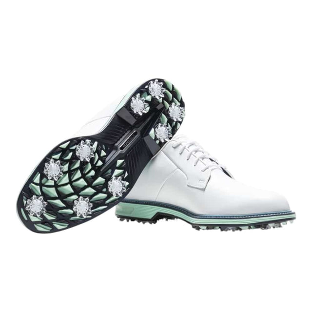 FootJoy Premier Series Field White/Mint/Blue Golf Shoe