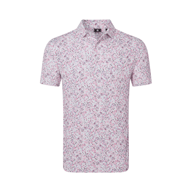 FootJoy Watercolour Print Pique Shirt - One Golf