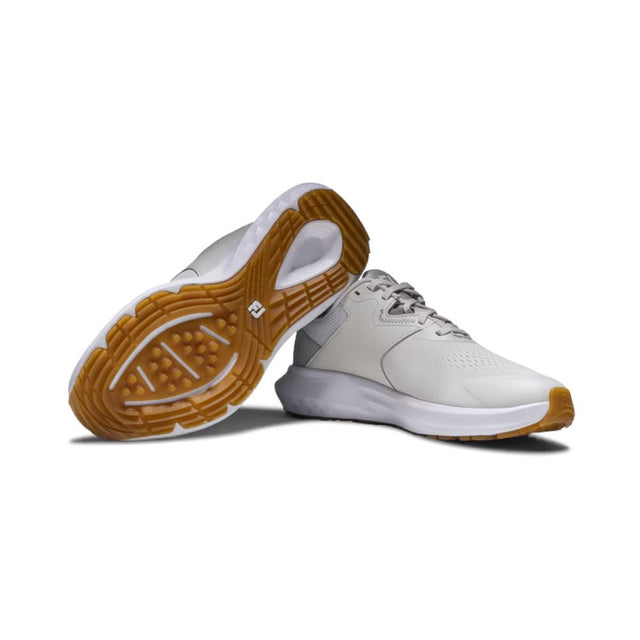 FootJoy Womans QMotion Grey Beach Glass Shoe - One Golf