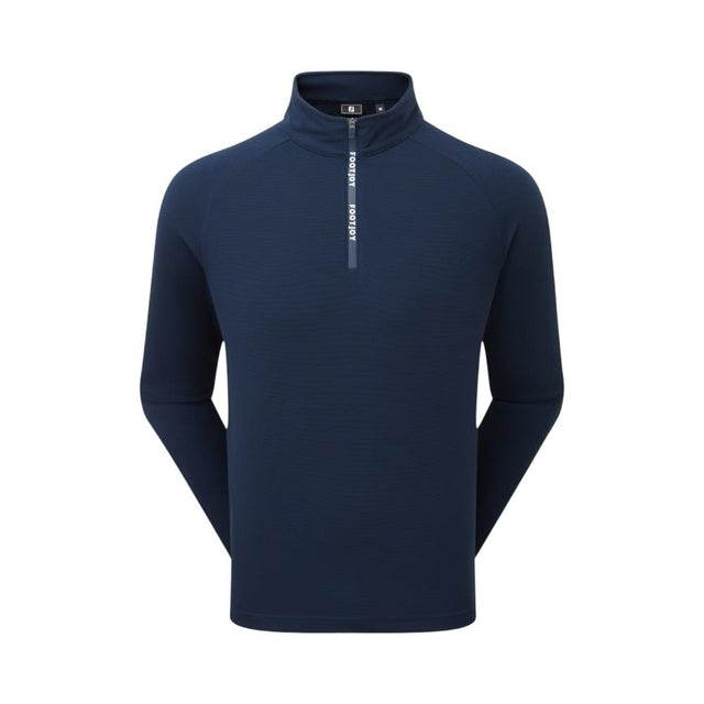FootJoy Wordmark Chill Out Navy Quarter Zip - One Golf
