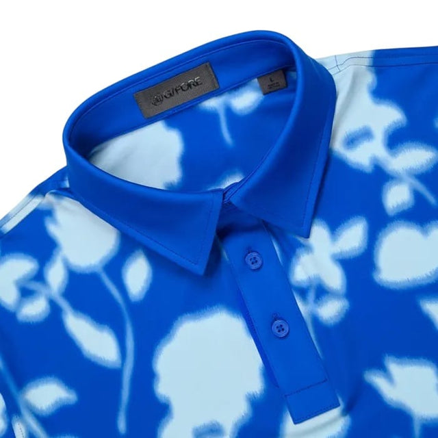 G/FORE Blur Floral Tech Lisbon Polo