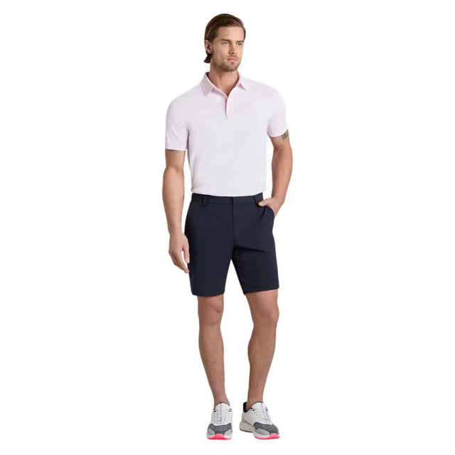G/FORE Feeder Stripe Tech Blush Polo