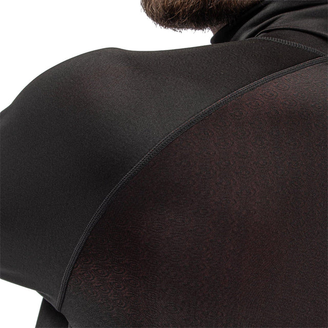 Galvin Green Edwin Black/Red Base Layer Golf Top - One Golf