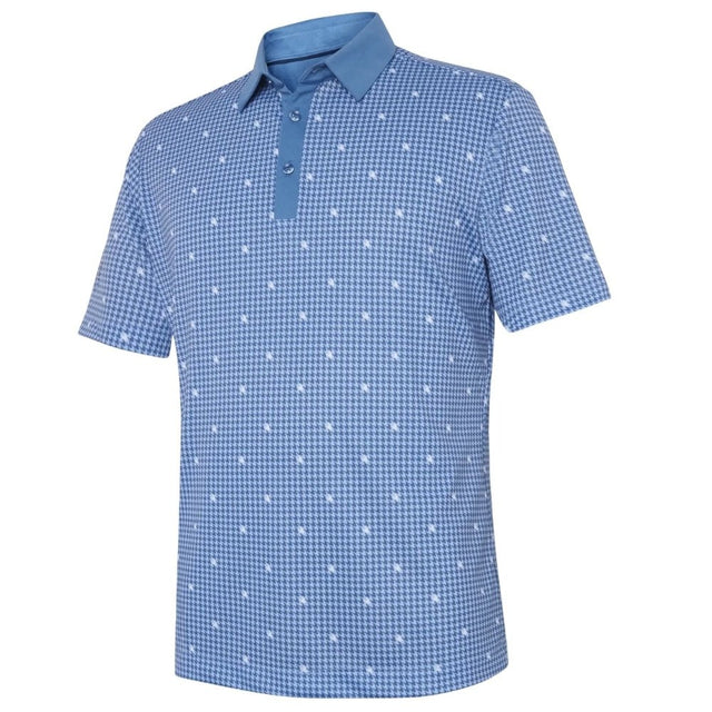 Galvin Green Marley Moonlight Blue/White Polo - One Golf