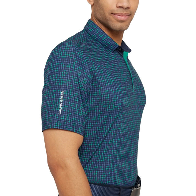 Galvin Green Marlo Navy/Golf Green Polo - One Golf