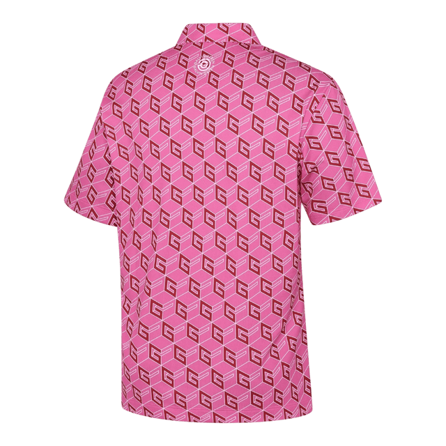 Galvin Green Martinez Pink/Green Polo - One Golf