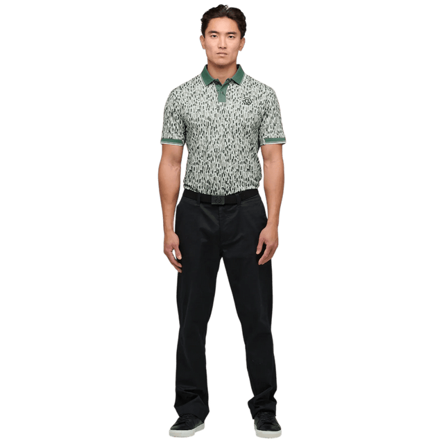 Galvin Green Memphis Abbey Stone/Duck Green Polo - One Golf