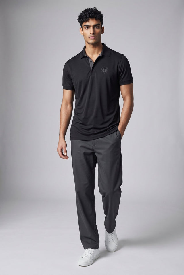 Galvin Green Milan Tour Black Shirt - One Golf