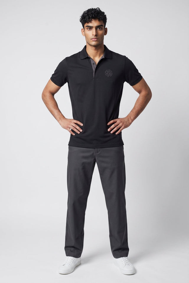 Galvin Green Milan Tour Black Shirt - One Golf