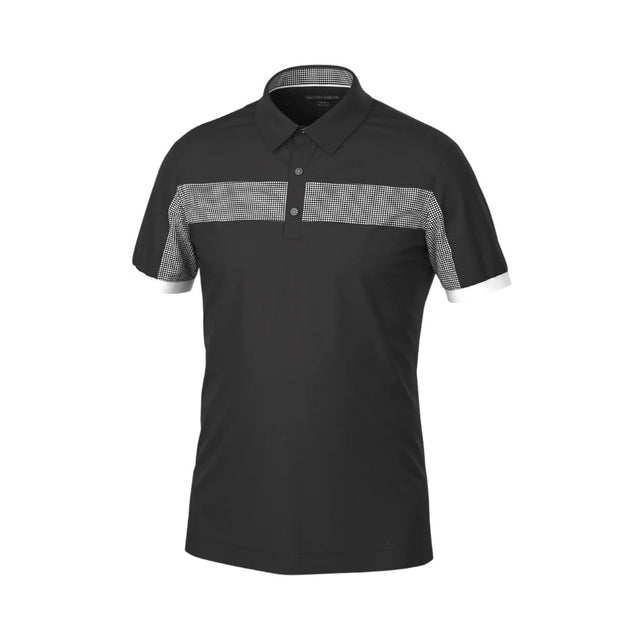 Galvin Green Mills Black/White Golf Shirt - One Golf
