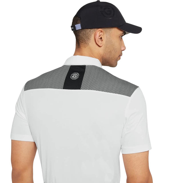 Galvin Green Miran White/Black Polo - One Golf
