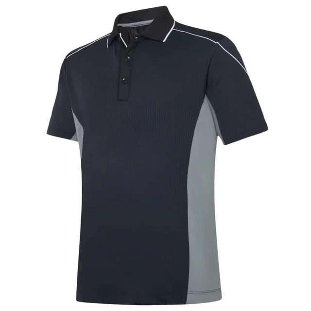 Galvin Green Monte Black/Sharkskin Polo - One Golf