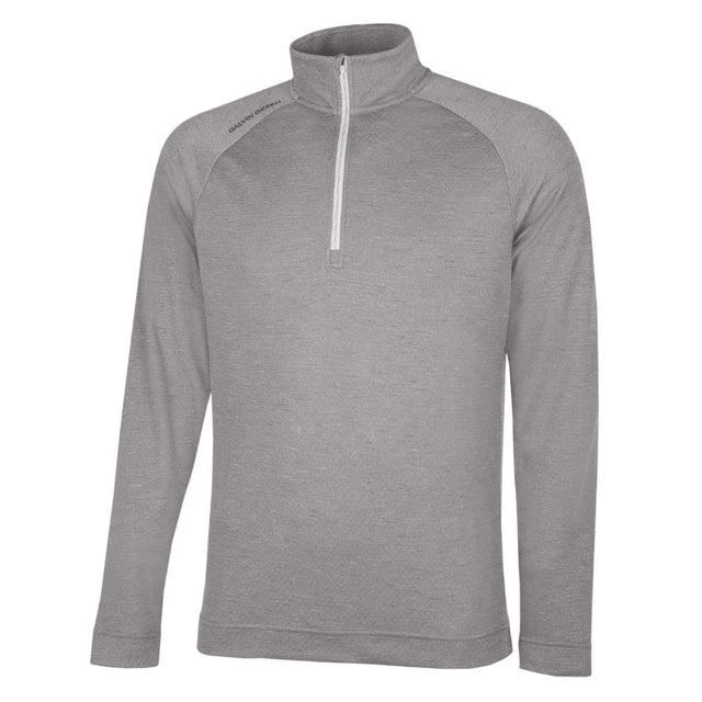 Galvin Green Dion Grey Melange Golf Mid Layer