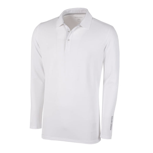 Galvin Green Marwin Long Sleeve White Shirt