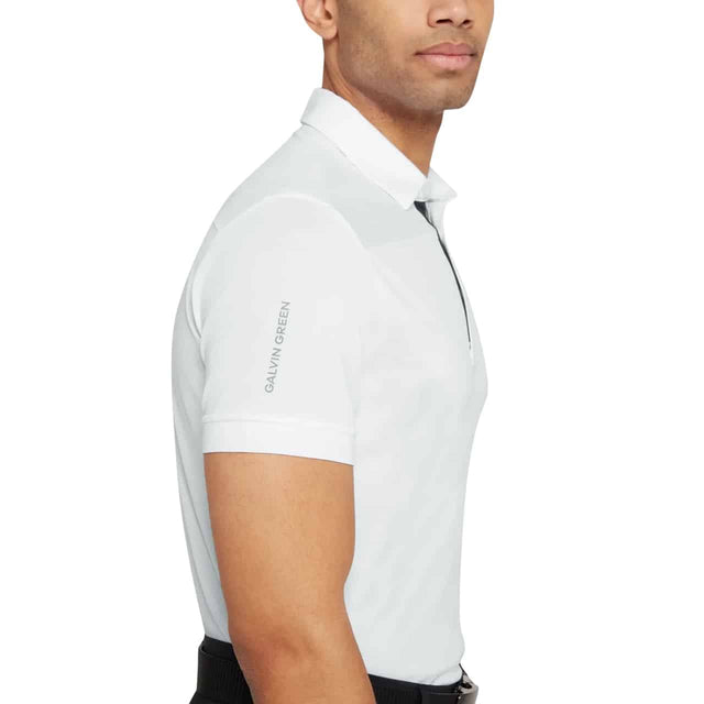 Galvin Green Mitchell White/Black/Cool Grey Polo
