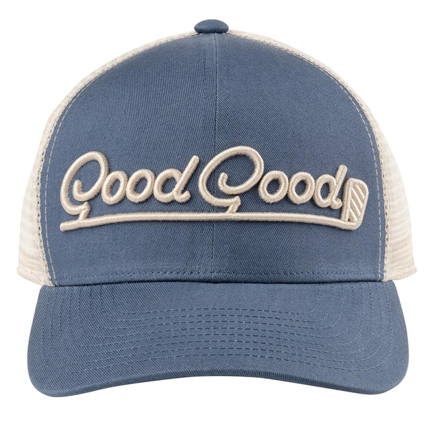 Good Good Indigo Mountain Trucker Cap