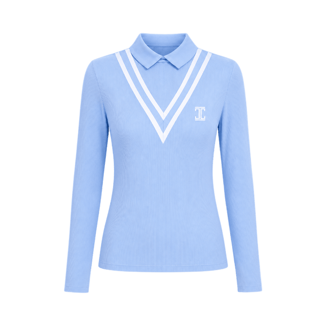 ITU Golf Zanele V Sky Blue Shirt - One Golf