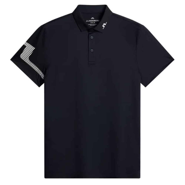 J.Lindeberg Heath Strike Navy Golf Polo