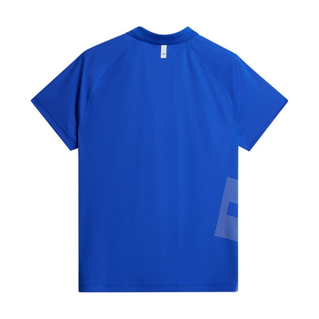 J.Lindeberg Sola Regular Fit Club Blue Polo