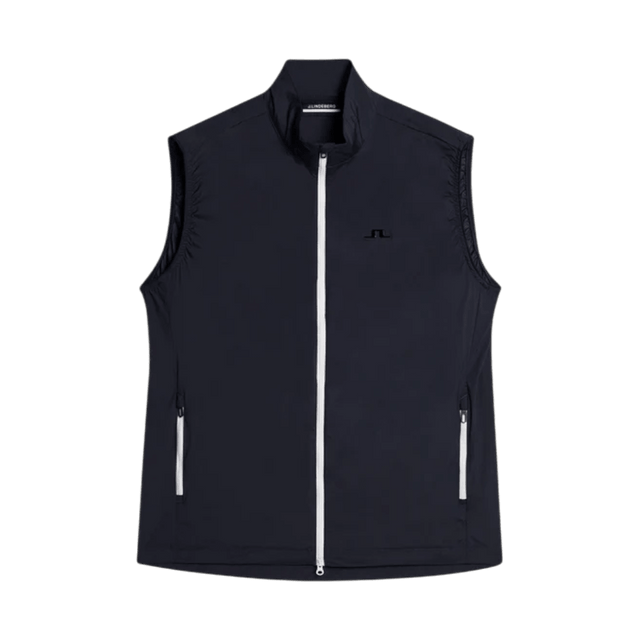 J.Lindeberg Navy Ash Light Packable Vest - One Golf