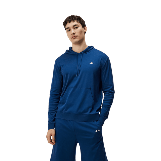 J.Lindeberg Roland Estate Blue Hood Outwear - One Golf