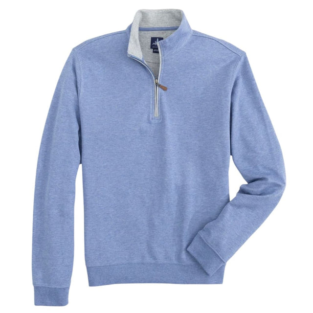 Johnnie-O Sully 1/4 Zip Laguna Blue Pullover - One Golf