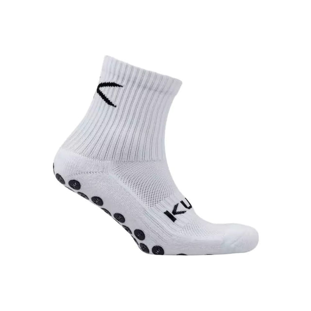 Kupe Active Ankle Grip White Socks
