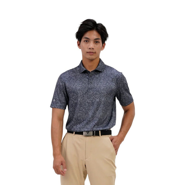 Levelwear Speckle Navy Marine Shirt - One Golf