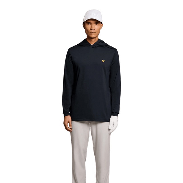 Lyle & Scott Golf Core Dark Navy Midlayer Hoodie - One Golf