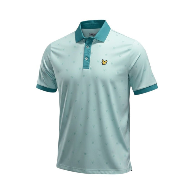 Lyle & Scott Player Mint Green Forest Shirt - One Golf
