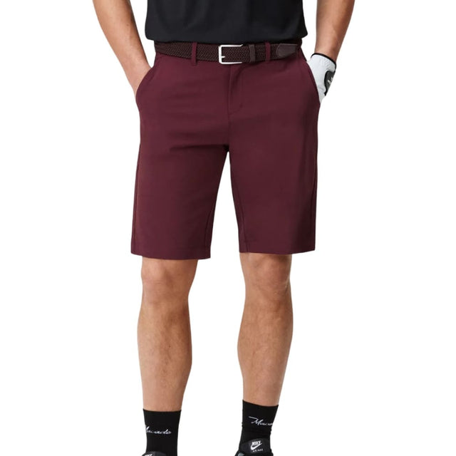 Macade Wine Four-Way Stretch Shorts