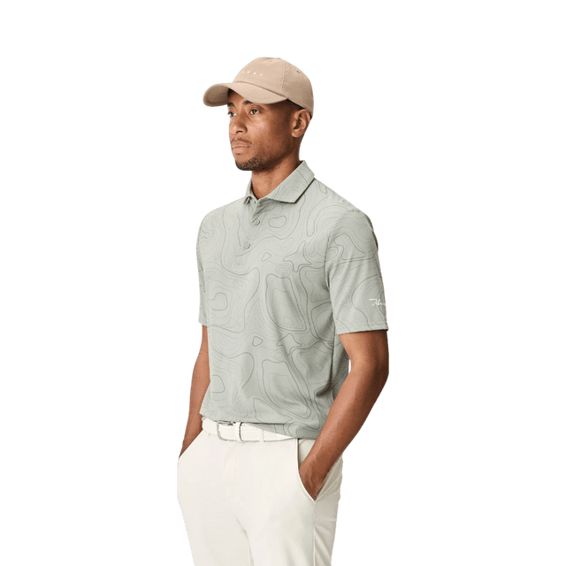 Macade Brooks Wayline Sage Golf Shirt - One Golf