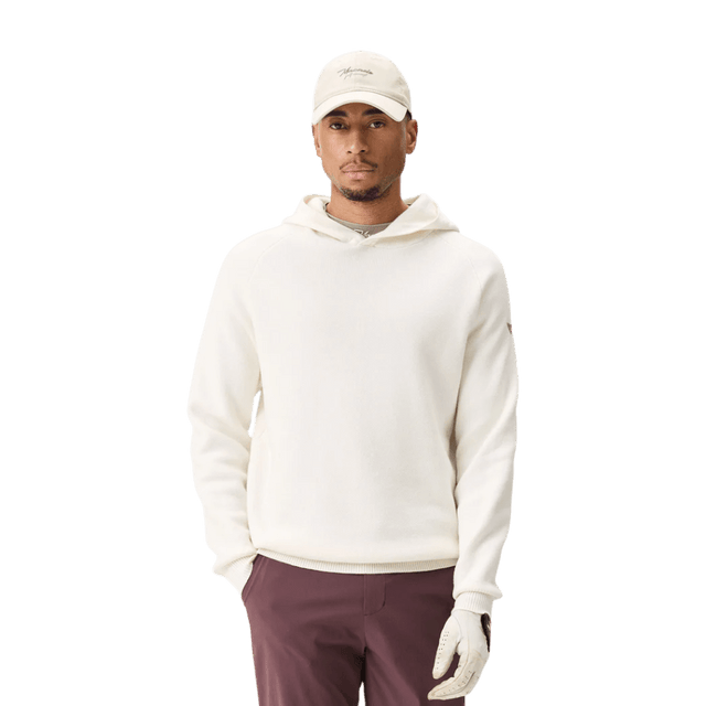 Macade Cream Tech Knit Hoodie - One Golf