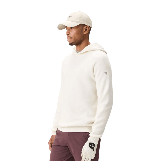 Macade Cream Tech Knit Hoodie - One Golf