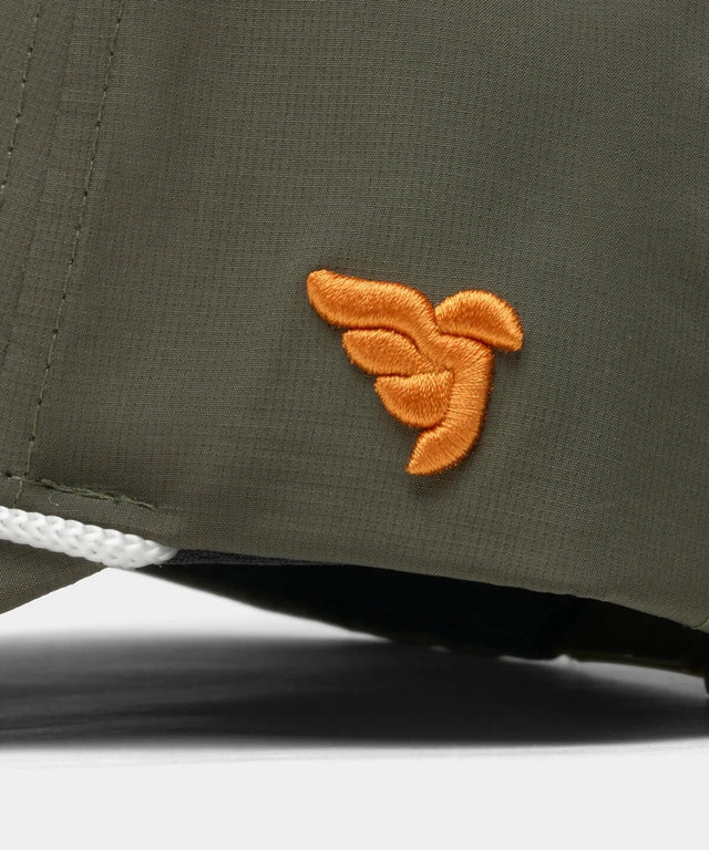 Macade Olive Crossover Rope Snapback