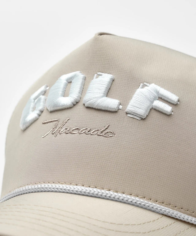 Macade Tan Crossover Rope Snapback
