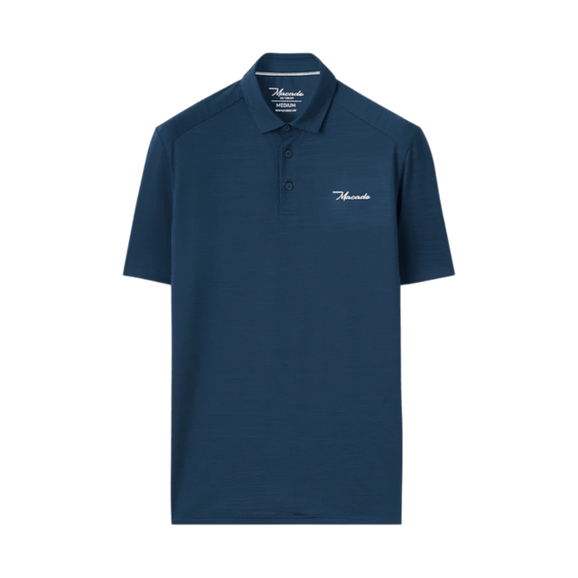 Macade Flight Steel Blue Golf Shirt - One Golf