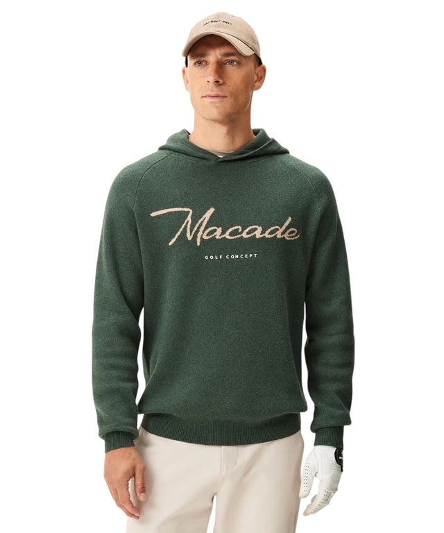 Macade Green Signature Knit Hoodie